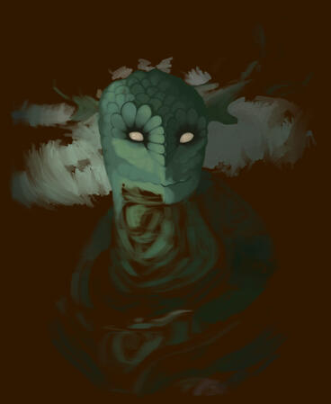 Painterly/Digital Painting; Headshot